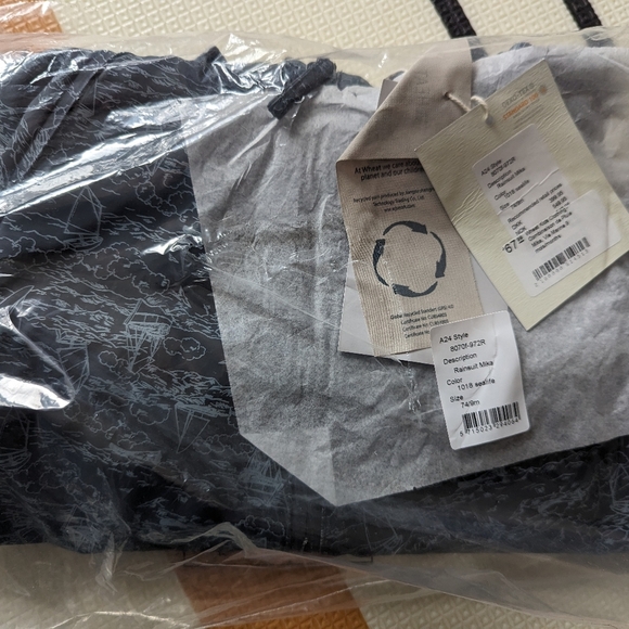 🍄2/$80🍄Wheat Kids Clothing Rain Suit Mika - Sea Life - Picture 6 of 8